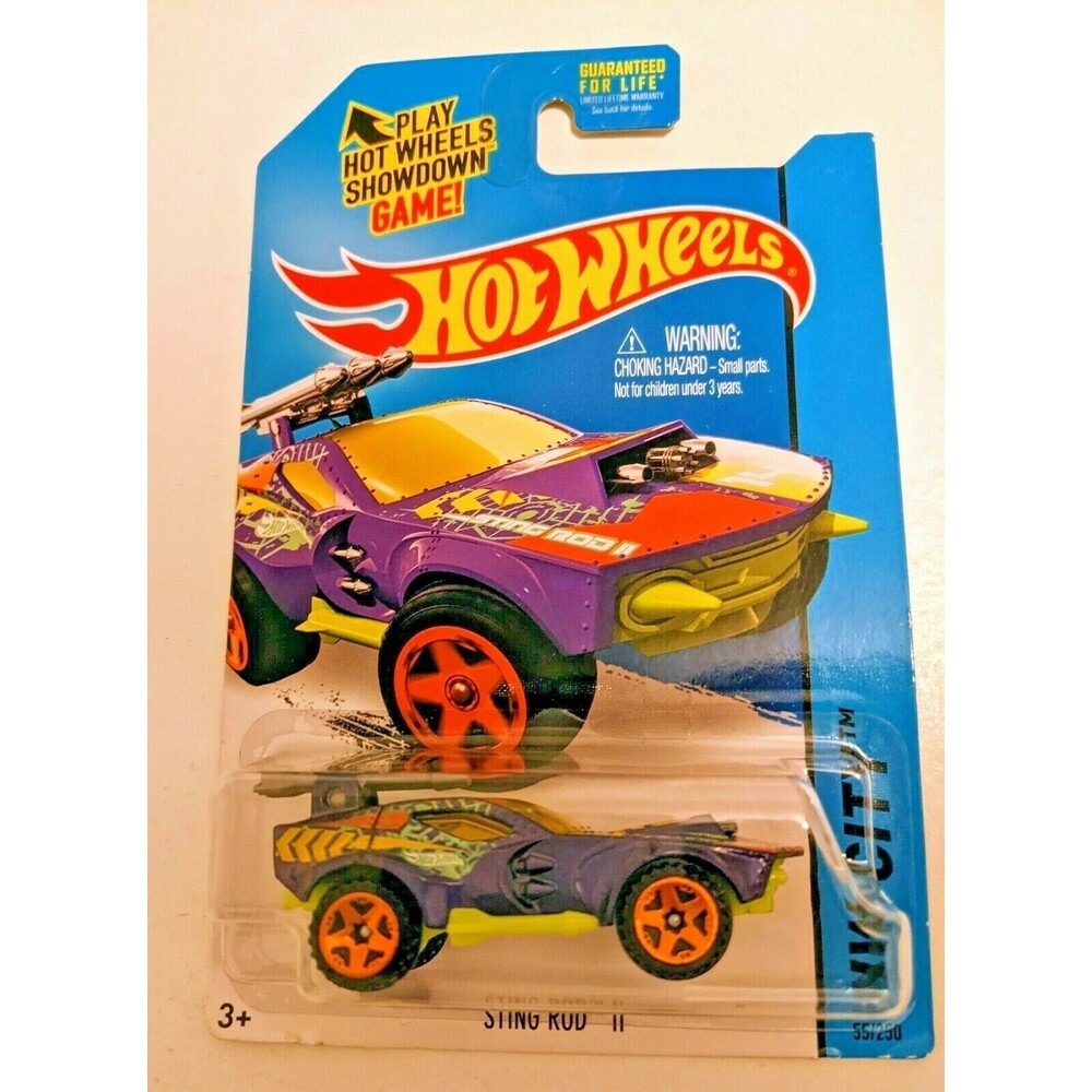2019 Hot Wheels HW CITY purple STING ROD II